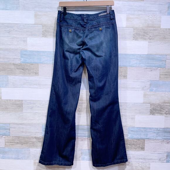 Level 99 Blue Flare Jeans - Picture 4 of 9